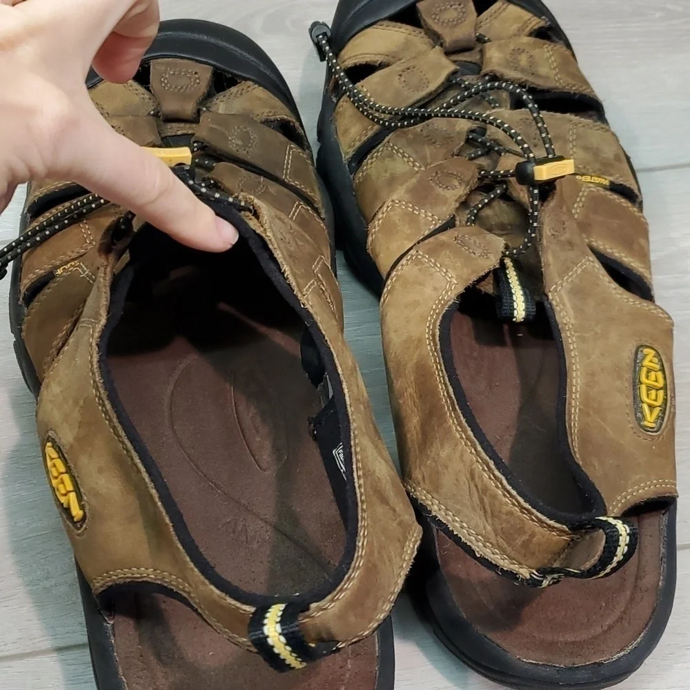 Keen Mens Newport Outdoor Hiking Sandals Leather Shoes sz 14